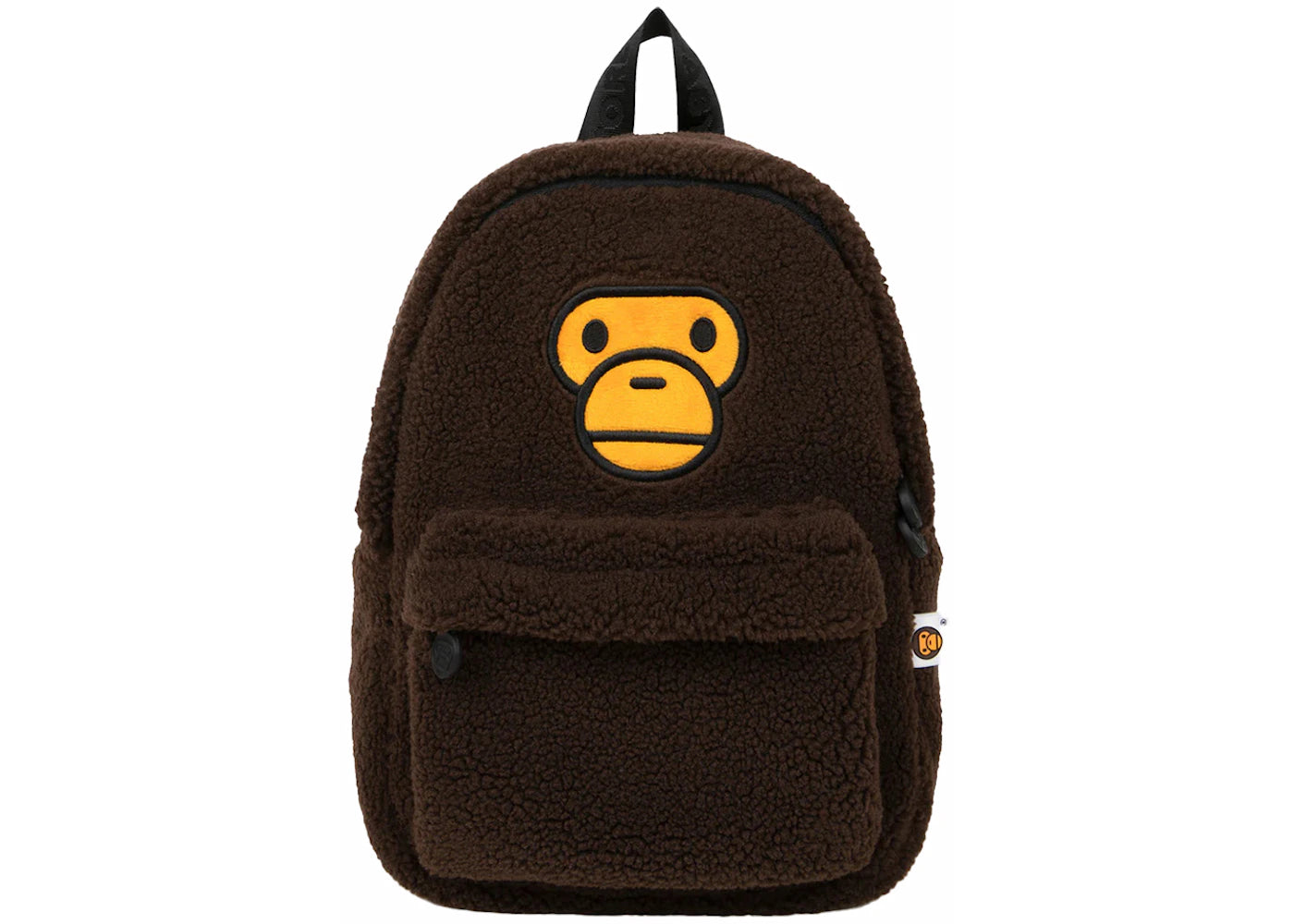 BAPE Baby Milo Fur Mini Backpack Brown - vue 360