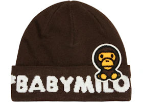 BAPE Baby Milo Knit Cap Brown
