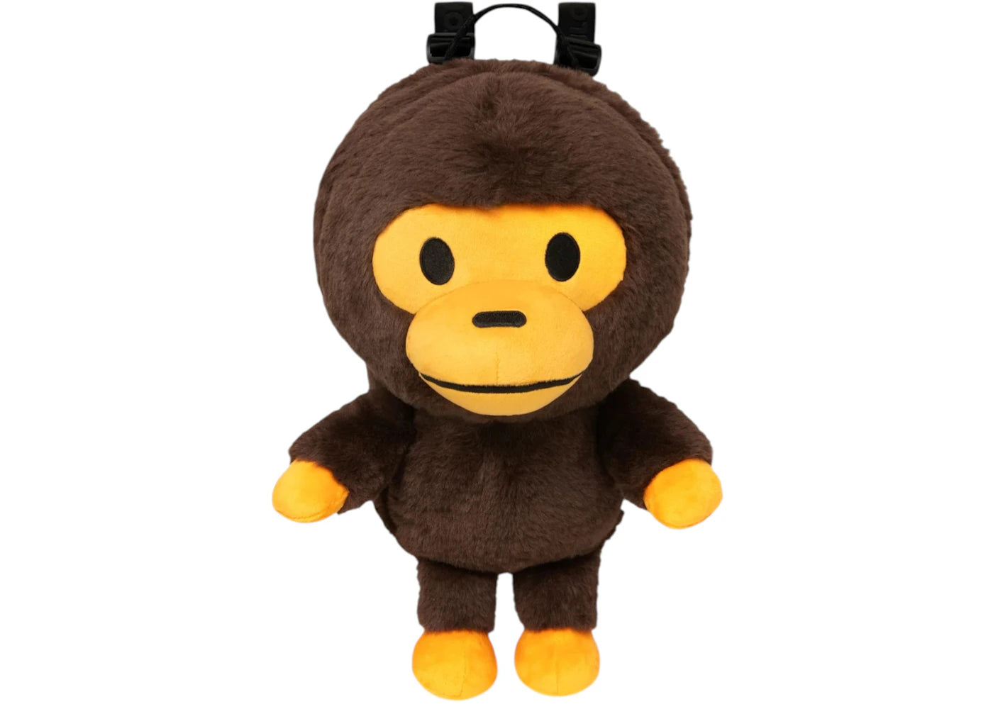 BAPE Baby Milo Large Plush Backpack Brown - vue 360