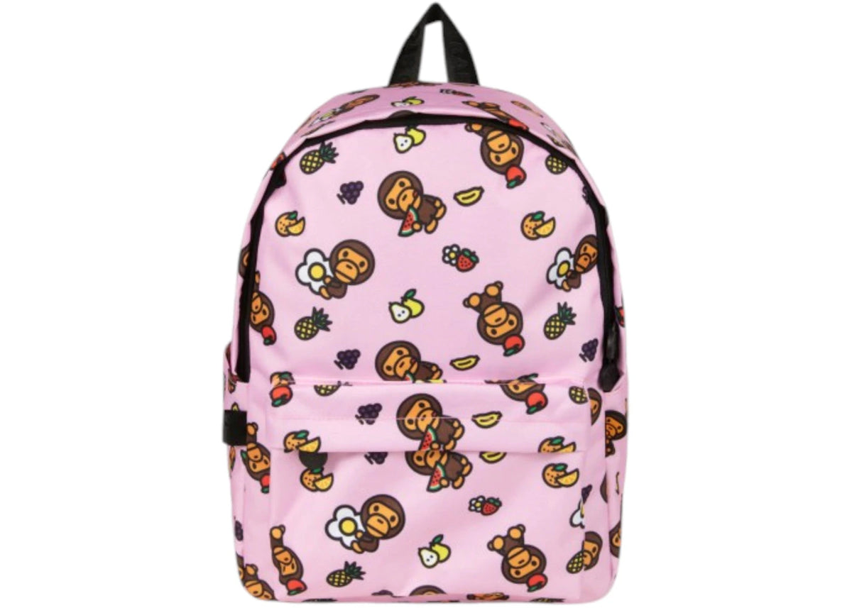 BAPE Baby Milo Medium Backpack Pink - vue 360
