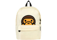 BAPE Baby Milo Medium Backpack (SS25) Ivory