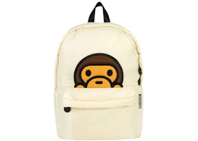 BAPE Baby Milo Medium Backpack (SS25) Ivory
