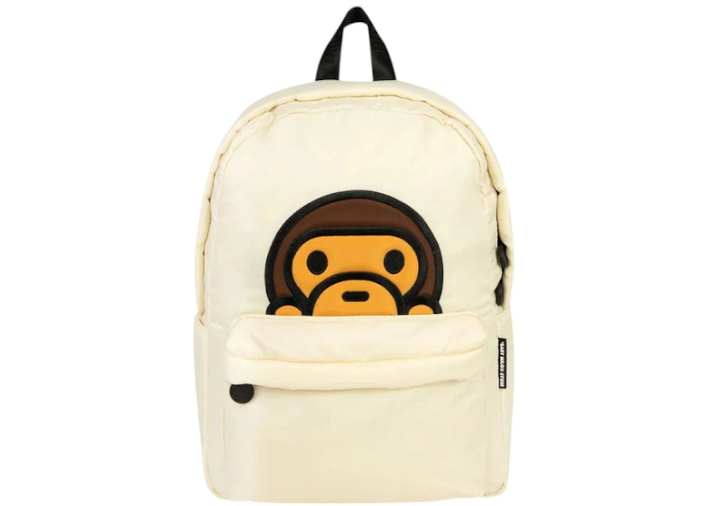 BAPE Baby Milo Medium Backpack (SS25) Ivory - vue secondaire A