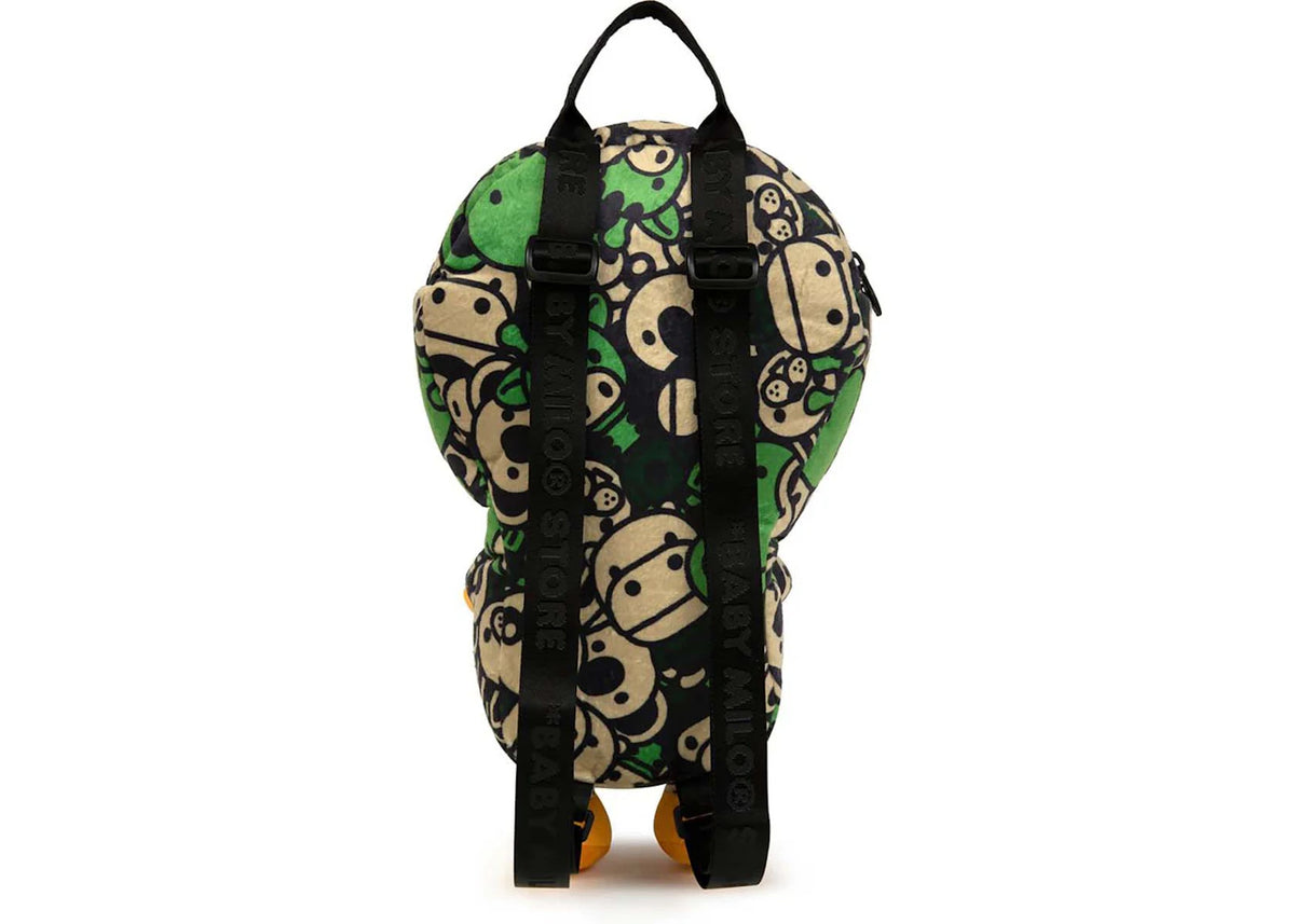 BAPE Baby Milo Plush Backpack Green - vue secondaire B