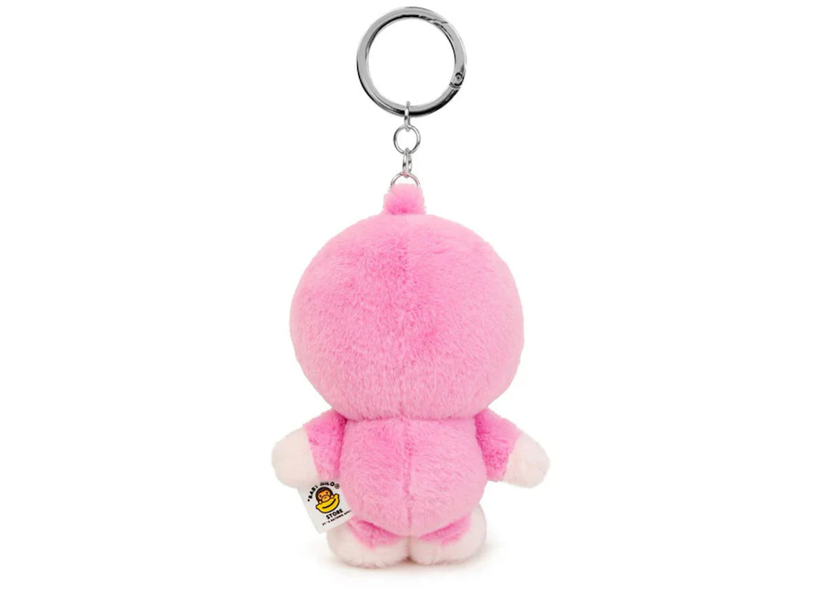 BAPE Baby Milo Plush Doll Keychain Pale Pink - vue secondaire B