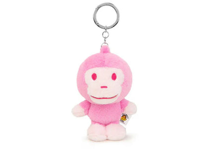 BAPE Baby Milo Plush Doll Keychain Pale Pink - product view 2