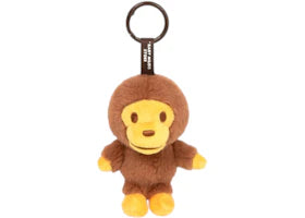 BAPE Baby Milo Plush Keychain (SS26) Brown - vue 360