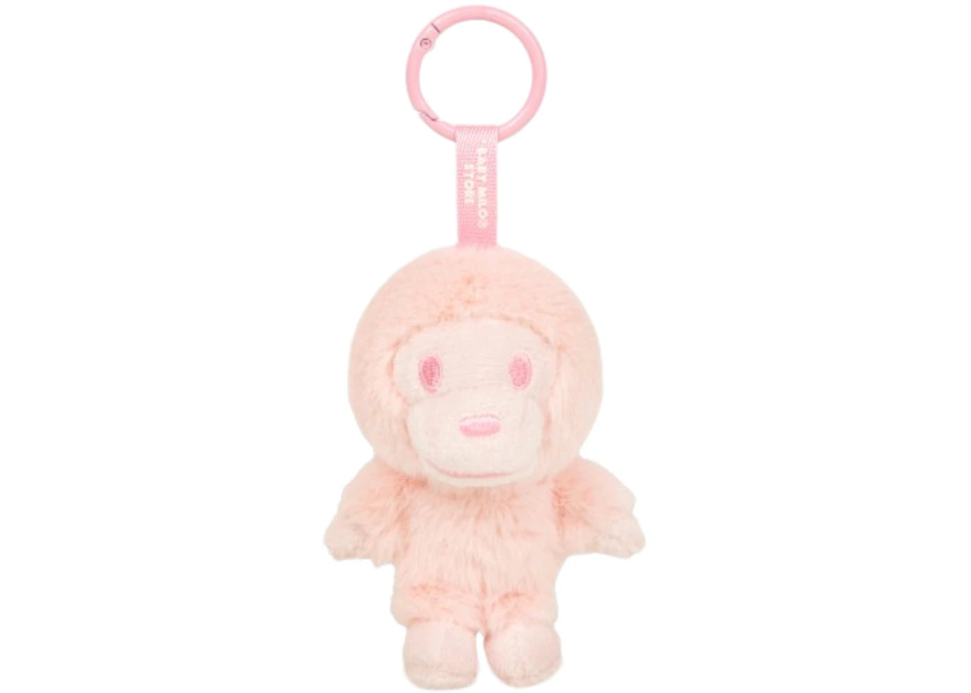 BAPE Baby Milo Plush Keychain (SS26) Pale Pink - vue secondaire A