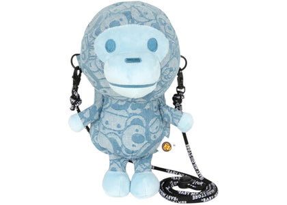 BAPE Baby Milo Plush Mobile Bag Blue Multi - product view 2