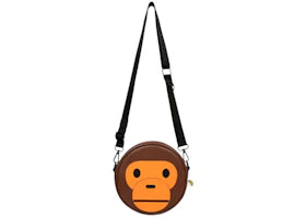 BAPE Baby Milo Shoulder Bag Brown