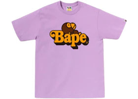 BAPE Baby Milo Sleep On Bape T-shirt Violet