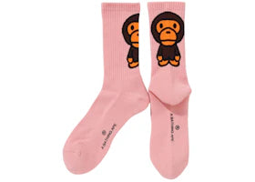 BAPE Baby Milo Socks Pink