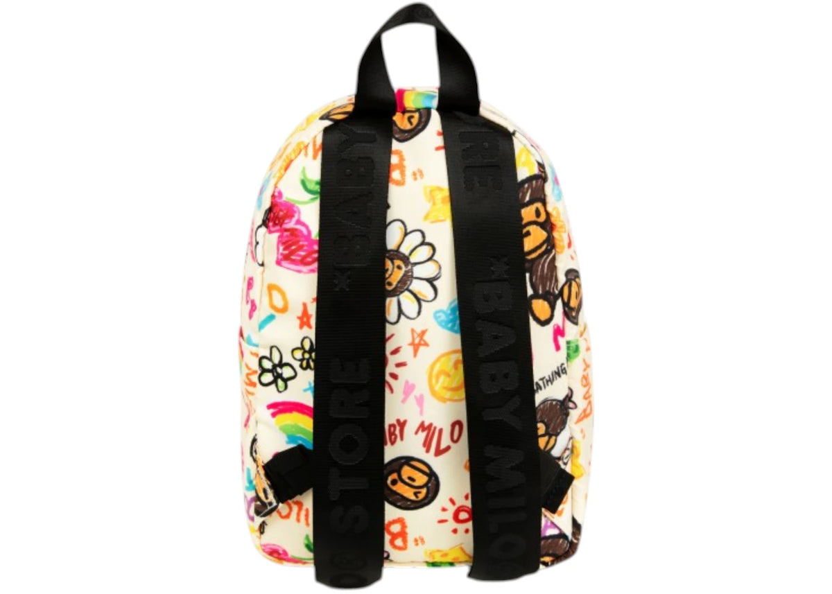 BAPE Baby Milo Soft Mini Backpack Cream - vue secondaire B