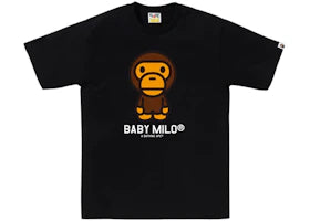 BAPE Baby Milo Tee (FW24) Black - vue 360