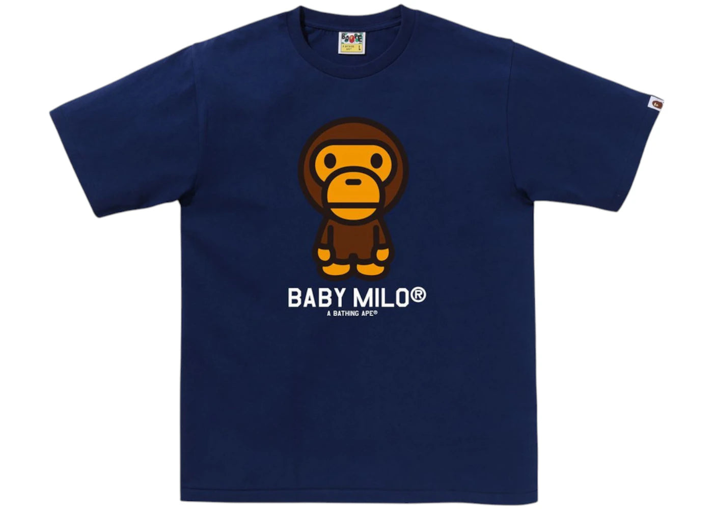 BAPE Baby Milo Tee (FW24) Navy - vue 360