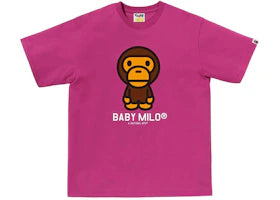 BAPE Baby Milo Tee Pink - vue 360