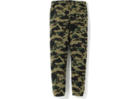 BAPE Bape 1St Camo Side Logo Slim Sweatpants Green