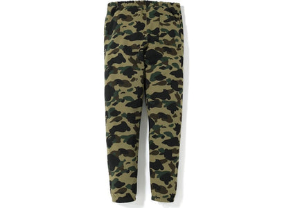 BAPE Bape 1St Camo Side Logo Slim Sweatpants Green - apparel view 2