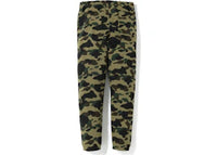 BAPE Bape 1St Camo Side Logo Slim Sweatpants Green
