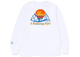 BAPE Bape Mountain L/S Tee (FW22) White