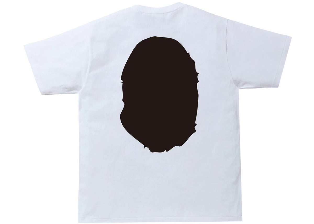 BAPE Bicolor Big Ape Head Tee (FW21/SS22/FW22) White - vue secondaire A