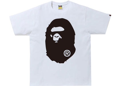 BAPE Bicolor Big Ape Head Tee (FW21/SS22/FW22) White - product view 2