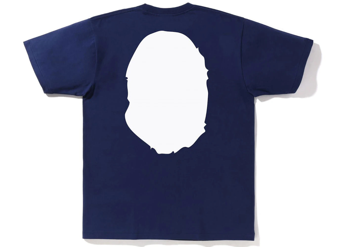 BAPE Bicolor Big Ape Head Tee Navy - vue secondaire A