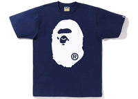BAPE Bicolor Big Ape Head Tee Navy