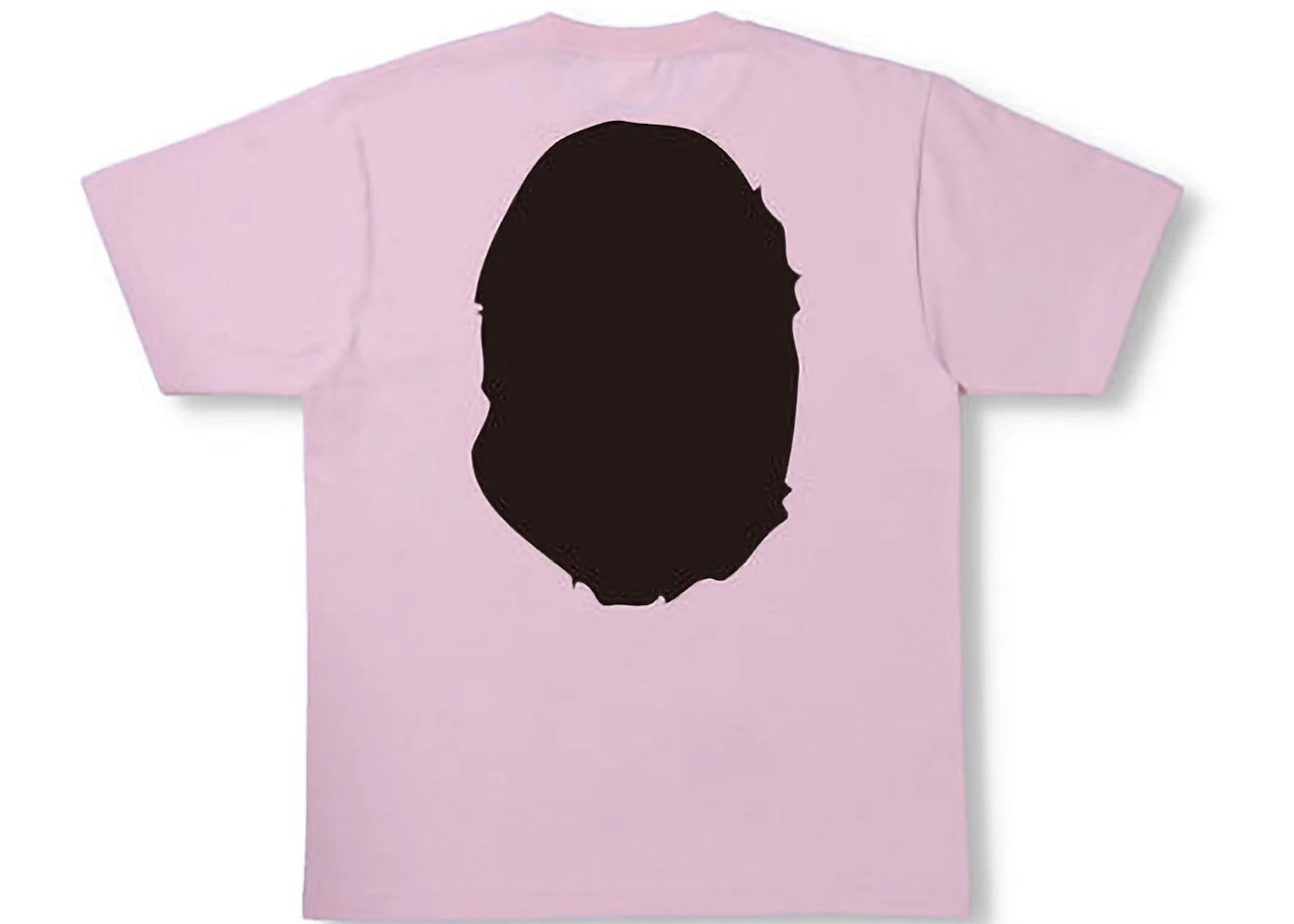 BAPE Bicolor Big Ape Head Tee (SS22) Pink - vue secondaire A