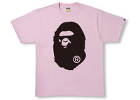 BAPE Bicolor Big Ape Head Tee (SS22) Pink