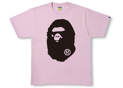BAPE Bicolor Big Ape Head Tee (SS22) Pink - authentic BAPE product