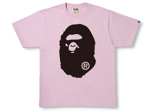 BAPE Bicolor Big Ape Head Tee (SS22) Pink