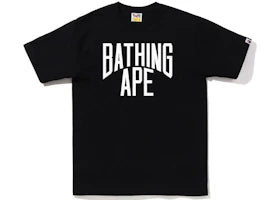 BAPE Bicolor NYC Logo Tee Black - vue 360