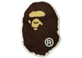 BAPE Ape Head Rug (SS21) Brown - authentic BAPE product