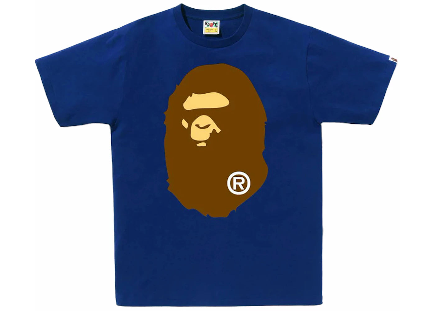 BAPE Big Ape Head Tee Blue - vue secondaire A