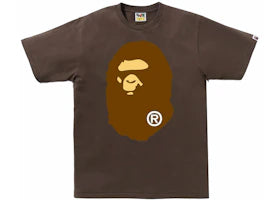 BAPE Big Ape Head Tee Brown - authentic BAPE product