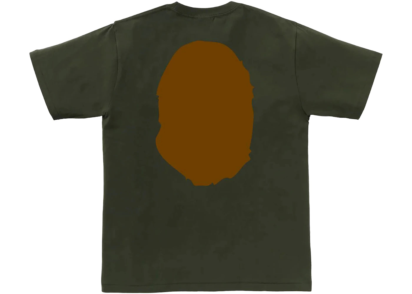 BAPE Big Ape Head Tee Olive Drab - vue secondaire A