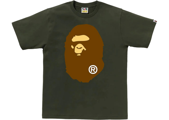 BAPE Big Ape Head Tee Olive Drab
