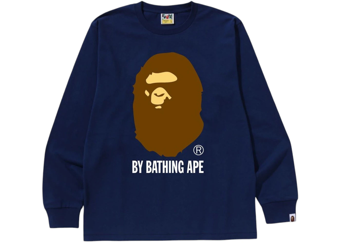 BAPE By Bathing Ape (FW25) L/S Tee Navy - vue secondaire A