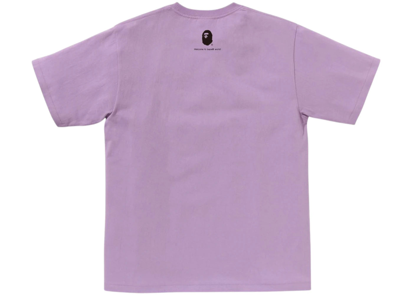 BAPE Camo Go Ape Pointer Big Ape Head Tee Purple - vue secondaire B