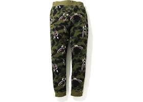 BAPE Shark 1st Camo Sweat Pants FW20 Green