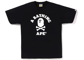 BAPE Captain Ape Crossbone Tee Black