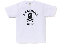 BAPE Captain Ape Crossbone Tee White
