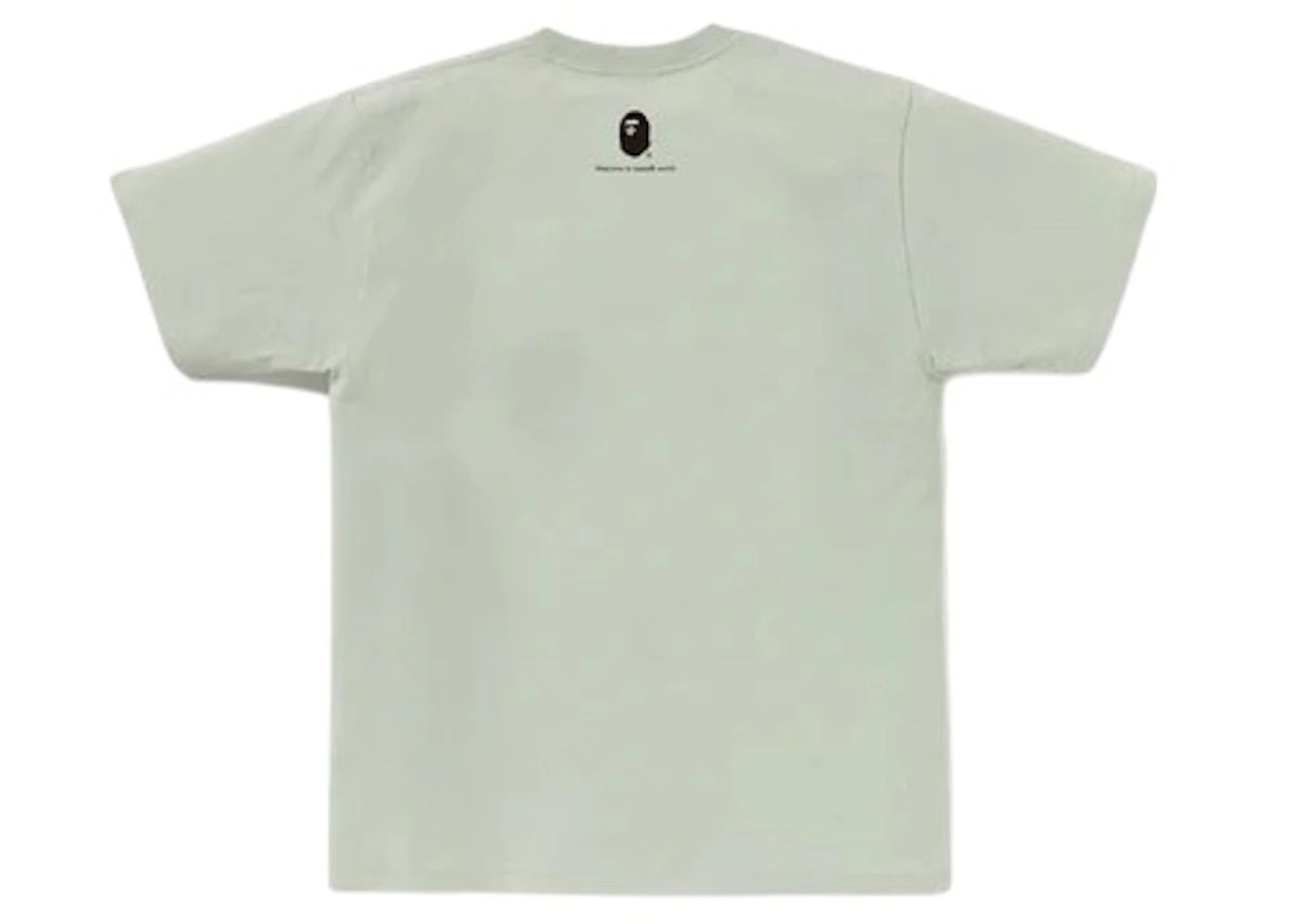 BAPE Card Tee Green/Silver - vue secondaire B