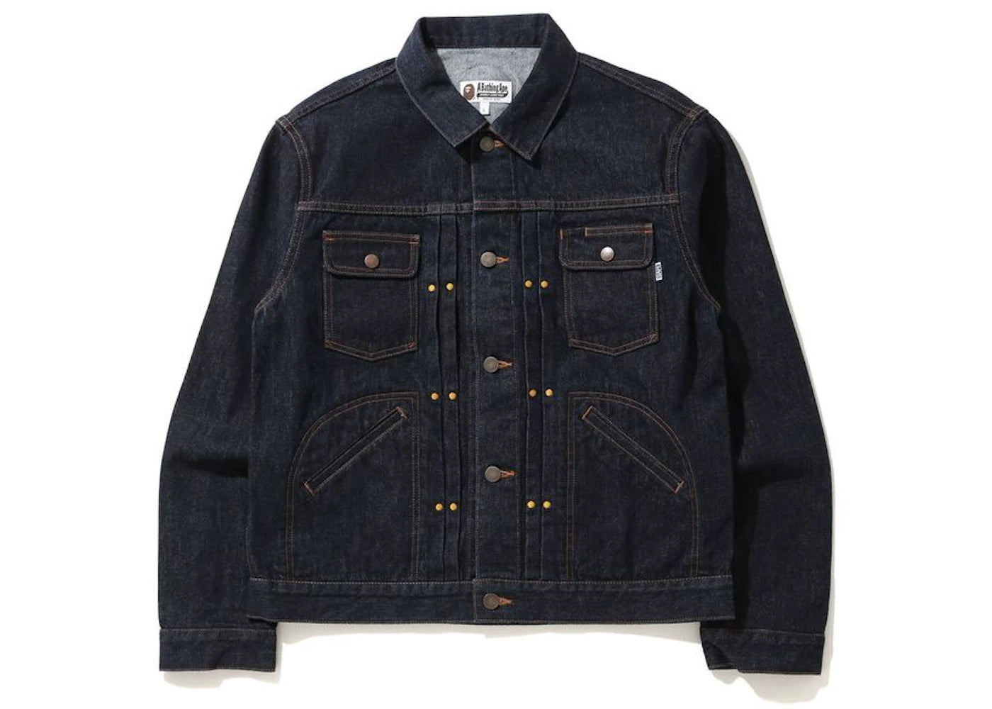 BAPE Champion Denim Jacket Indigo - vue secondaire A