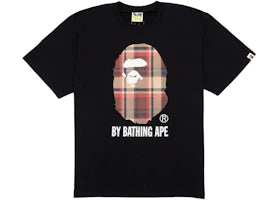 BAPE Check By Bathing Ape Tee Black/Red