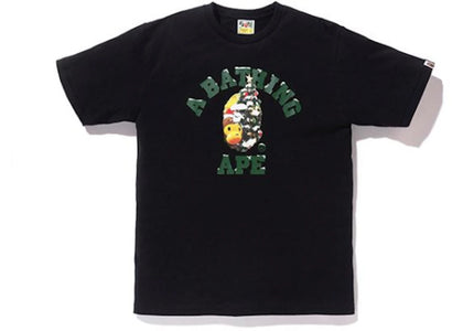 BAPE Christmas College Tee Black - authentic BAPE product