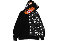 BAPE City Camo Tiger Shark Full Zip Hoodie (SS25) Black