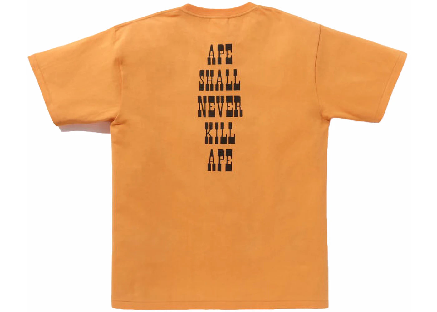 BAPE Classic Baby Milo Tee Orange - vue secondaire A