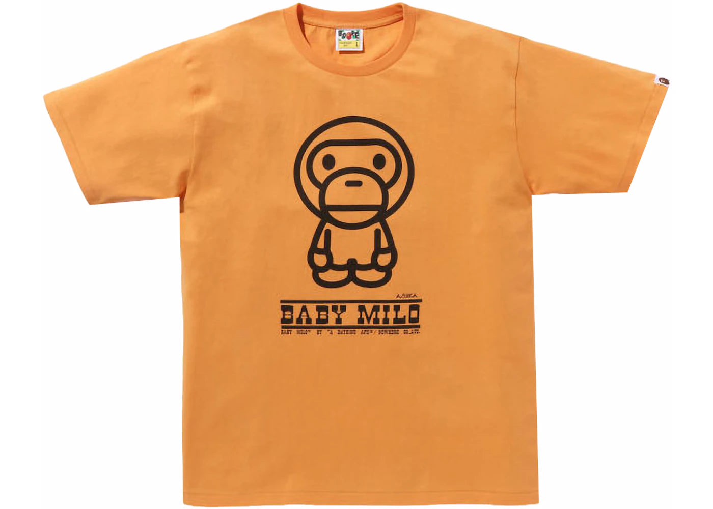 BAPE Classic Baby Milo Tee Orange - vue 360
